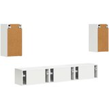  Komplet TV omaric 5 pcs Bela Konstruiran les, (5000132490) | Shoptok.si