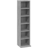 Maison Chic Omarca za CD - CD stojalo - CD regal plošče siva sonoma 21x20x88 cm konstruiran les, (21673960) Cene