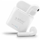 Savio brezžične bluetooth slušalke z mikrofonom in polnilno postajo earpods tws-01 savio Cene