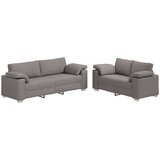  2-delni komplet zofe z blazinami taupe tkanina, (22054336) | Shoptok.si