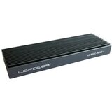 HDD ssd rack lc power LC-M2-C-NVME-4 enclosure for nvme M.2 ssd usb-c (USB3.2 Gen.2x1) usb type-c black Cene