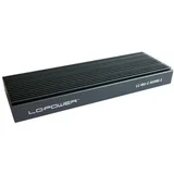 ssd rack lc power LC-M2-C-NVME-4 enclosure for nvme M.2 ssd usb-c (USB3.2 Gen.2x1) usb type-c black