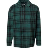 DAN FOX APPAREL Sweater majica 'Magnus' kraljevski zelena / crna