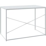 vidaXL Računalniška miza bela 110x60x70 cm iverna plošča | Shoptok.si