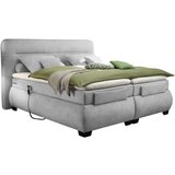 Esposa POSTELJA BOXSPRING 160 cm x 200 cm , tekstil srebrne barve Cene