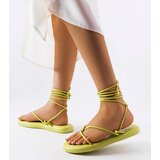 Gemre Green lace-up sandals Laurence | Shoptok.si