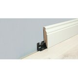LOGOCLIC Zaključna letev bela (260 cm x 17 mm x 58 mm, MDF, Bele barve, Prevlečena) | Shoptok.si