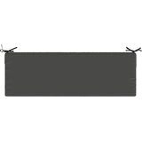  Jastuk za sjedalo SOEST 100% poliester Antracit - Antracit 120 x 40 x 10 cm Poliester | shoptok.hr