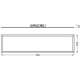 Osram LED panel za površinsku montažu PLANON LED/22W/230V 3000K 30x60 cm beo | Eponuda.com