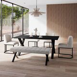 Bessagi Home Jedilna Miza Laurel, Črna, 180x90 | Shoptok.si