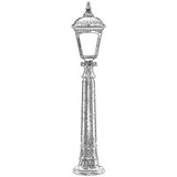Opviq Vanjska lampa BSU-68185-BKR-M1-B, 100 cm, Podna, IP65, E27, 60W, Smeđa | Eponuda.ba