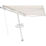  Samostojeća tenda na ručno uvlačenje 350 x 250 cm krem | shoptok.hr