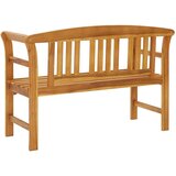 vidaXL Vrtna klupa 114 cm od masivnog bagremovog drva | shoptok.hr