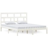 The Living Store Posteljni okvir bel iz borovine 160x200 cm - Posteljni Okvir, (21524740) | Shoptok.si