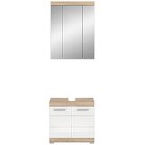 MID.YOU Kopalnica Lambada, Barva Hrasta, Bela, 2-Delna | Shoptok.si