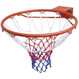 vidaXL Košarkarski koš komplet z obročem in mrežo oranžen 45 cm Cene