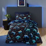Catherine Lansfield Črna/modra enojna posteljnina 135x200 cm Christmas Gamer – | Shoptok.si