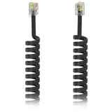 Hama telefon priključni kabel [1x RJ10 vtič 4p4c - 1x RJ10 vtič 4p4c] 3 m črna, (20411123) Cene