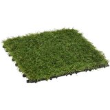  Umetna trava plošče 11 kosov zelena 30x30 cm, (20579877) | Shoptok.si