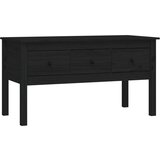  Klubska mizica črna 102x49x55 trdna borovina, (20711305) | Shoptok.si