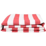 vidaXL Tkanina za zamjenu tende crvena i bijela 10x1.6 m | shoptok.hr