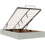 vidaXL Okvir kreveta s madraca svijetlosivi 120x200cm baršunasti | shoptok.hr