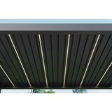 Gardenson Pergola E-core, Antracit, Osvetlitev, 3x4m | Shoptok.si