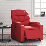  Električni naslanjač rdeče umetno usnje | Shoptok.si