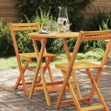  Stol za vrt Prirodna 60 x 60 x 72 cm Čvrsto drvo akacije | Eponuda.ba