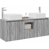  Set ormarića za kupaonicu 3 kom. Siva Sonoma 53 x 35 x 63 cm | shoptok.hr