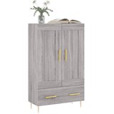  Visoka komoda siva boja hrasta 69,5x31x115 cm konstruirano drvo | Eponuda.com