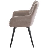 Stylife NASLANJAČ, kovina, tekstil črna, rjavosiva | Shoptok.si