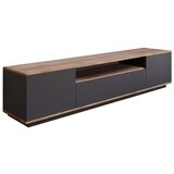 Hanah home FR7 - AA Atlantic Pine Antracit TV Stalak OŠTEĆENO | Eponuda.com