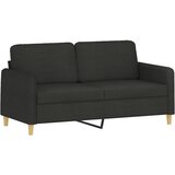 Maison Chic Dvosed kavč - Sofa - Kanape črn 140 cm blago, (21726499) Cene
