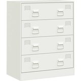 Maison Chic Komoda - Predalnik bela 67x39x83 cm jeklo, (21716012) | Shoptok.si