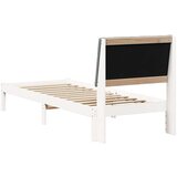  Konstrukcija postelje Bela 80 x 200 cm Masivno borovo les, (5000084288) | Shoptok.si