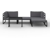 Bessagi Garden Lounge Garnitura Valentina, Temno Siva, 5-Delni Set | Shoptok.si
