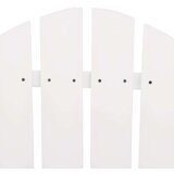 Stola Adirondack s čajno mizico trden les jelke bela | Shoptok.si
