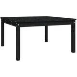 Vrtni stol crni 82,5 x 82,5 x 45 cm od masivne borovine | shoptok.hr