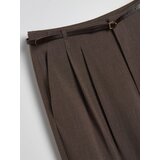 Sinsay Wide leg hlače s dodatkom viskoze i remenom | shoptok.hr