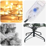  Umjetno božićno drvce s nogom 150 cm 150 LED lampica Slike