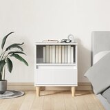  Noćni ormarići 2 kom visoki sjaj bijeli 40x35x50 cm | shoptok.hr