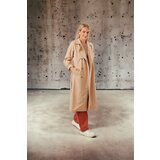 HAKKE Shawl Collar Sleeve Elastic Trench | shoptok.hr