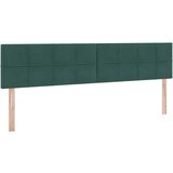 LED krevet za pohranu s madracem Tamnozelena 200 x 200 cm | Shoptok.si