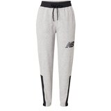 New Balance Športne hlače 'Moments' pegasto siva / črna | Shoptok.si