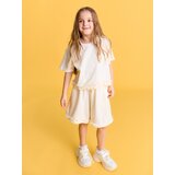 Sinsay Pamučna majica s ukrasnim volanima | shoptok.hr