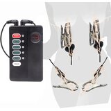 SuperLove E-Stim Nipple Clamps & Labia Set Cene