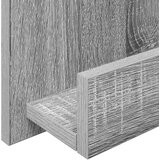  Polica za časopise s policom Siva Sonoma 51 x 11 x 102 cm | shoptok.hr
