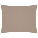 vidaXL senčno jadro oksford blago pravokotno 4x6 m taupe | Shoptok.si