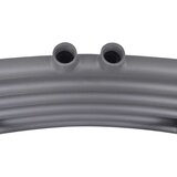  Sivi kupaonski radijator za centralno grijanje zaobljeni 480 x 480 mm | shoptok.hr